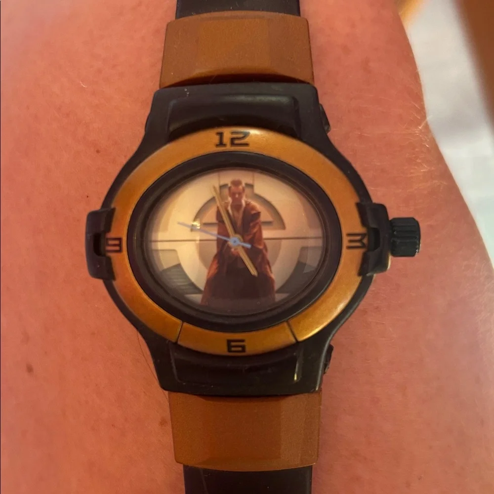 Black and Gold Star Wars Obi Wan watch